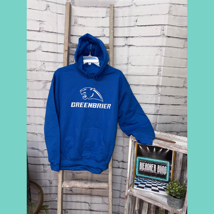 Greenbrier Panther Royal & White Hoodie 25