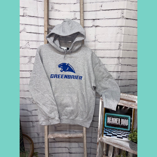 Greenbrier Panther Gray & Royal Hoodie 25