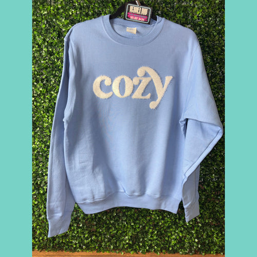 Blue Cozy Crew