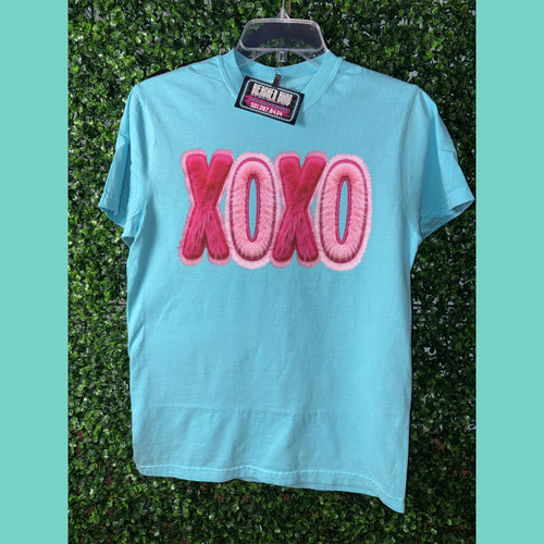 XOXO- Bleacher BLING Comfort Colors Tee