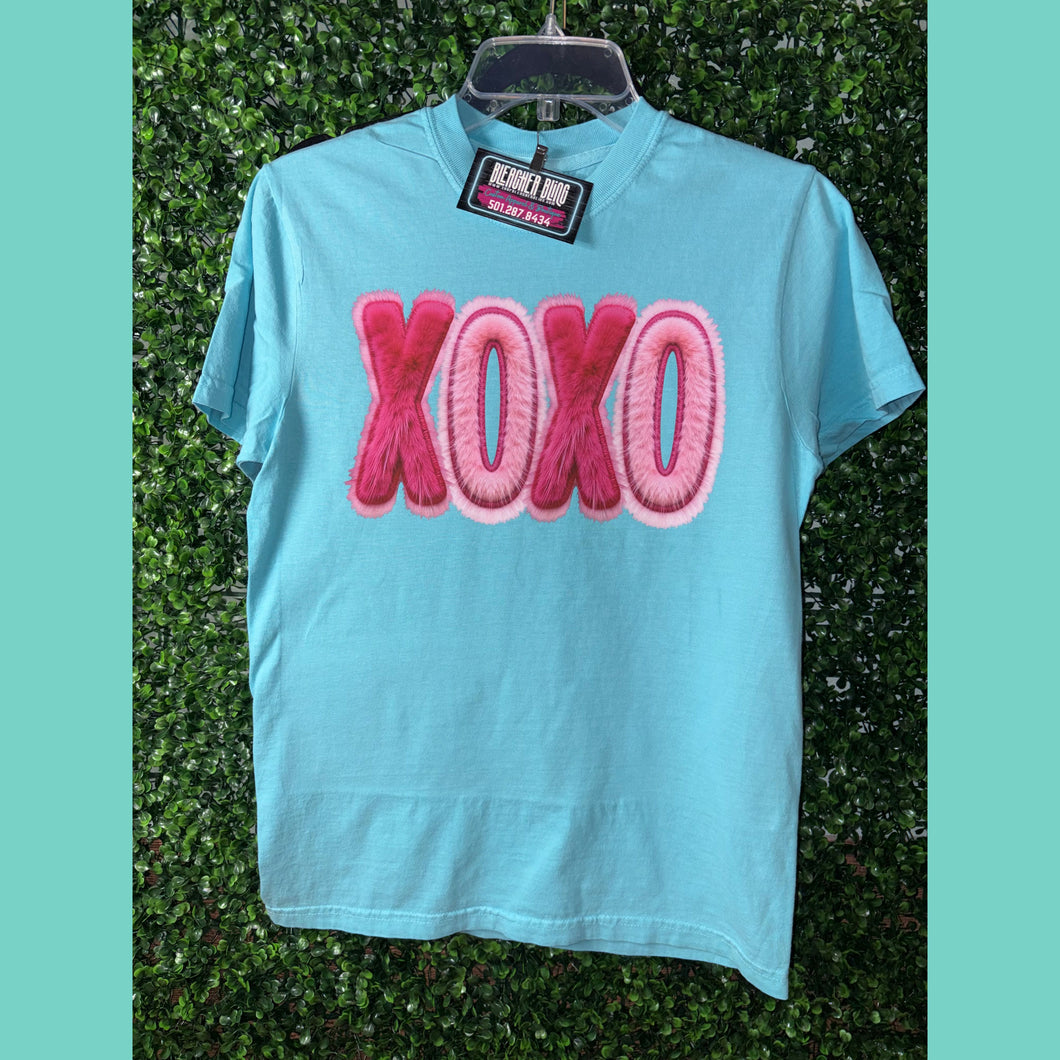 XOXO- Bleacher BLING Comfort Colors Tee