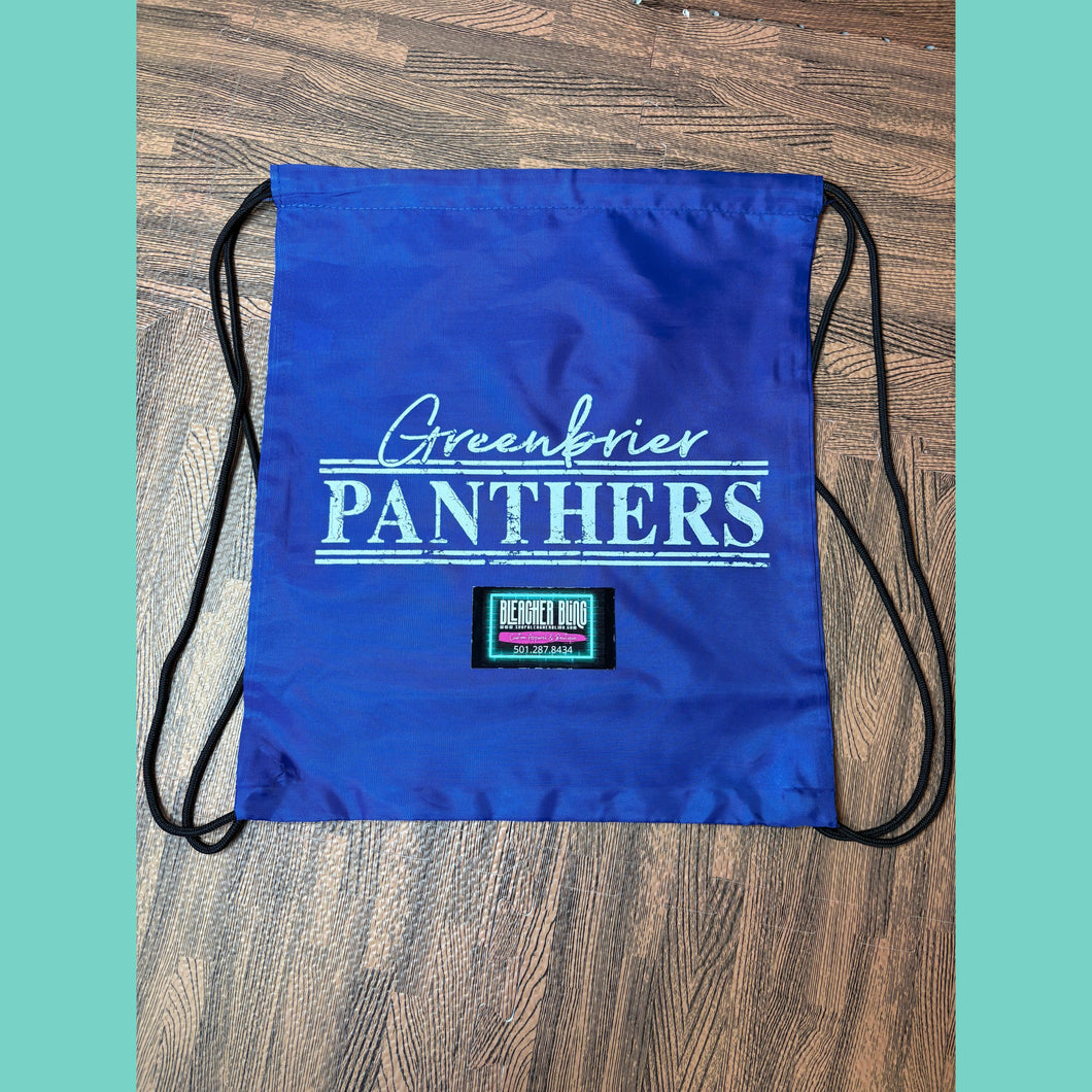 Greenbrier Panthers On The Go Cinch Bag
