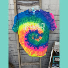 Neon Rainbow Tie-Dye Panther Tee