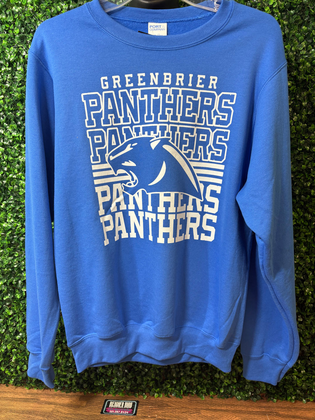 Greenbrier Panthers Super Fan Crewneck