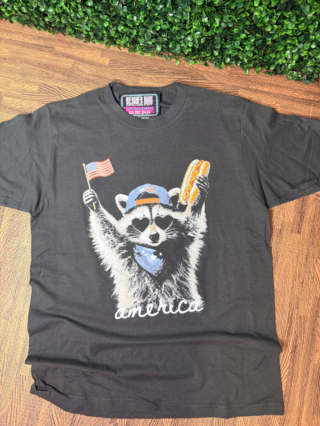 American Raccoon Graphic Tee