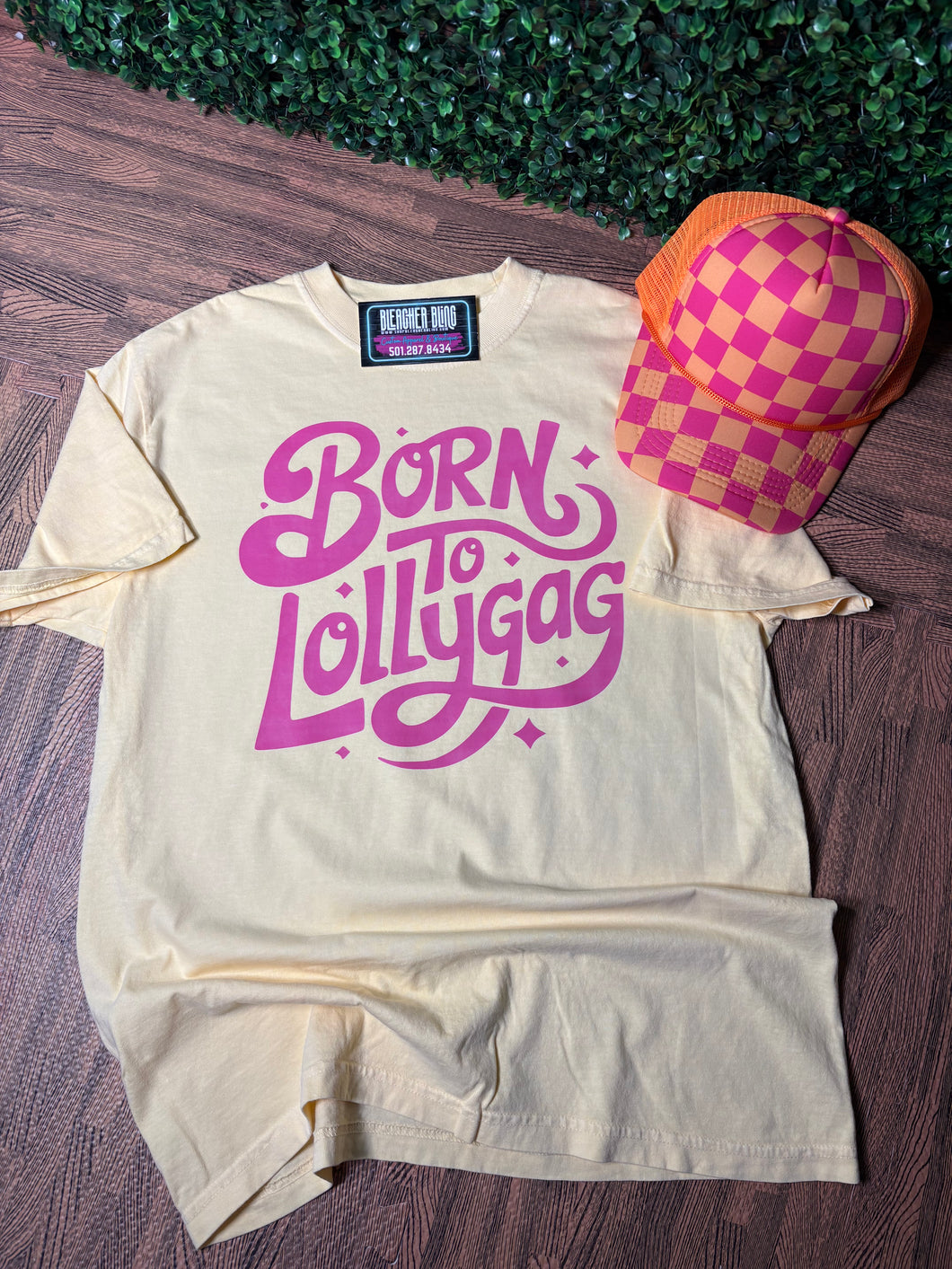 Born To Lollygag Comfort Colors Tee
