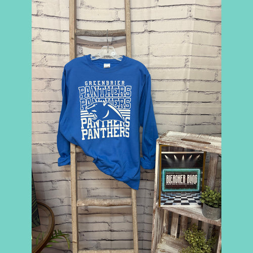 Greenbrier Panthers Super Fan Crewneck