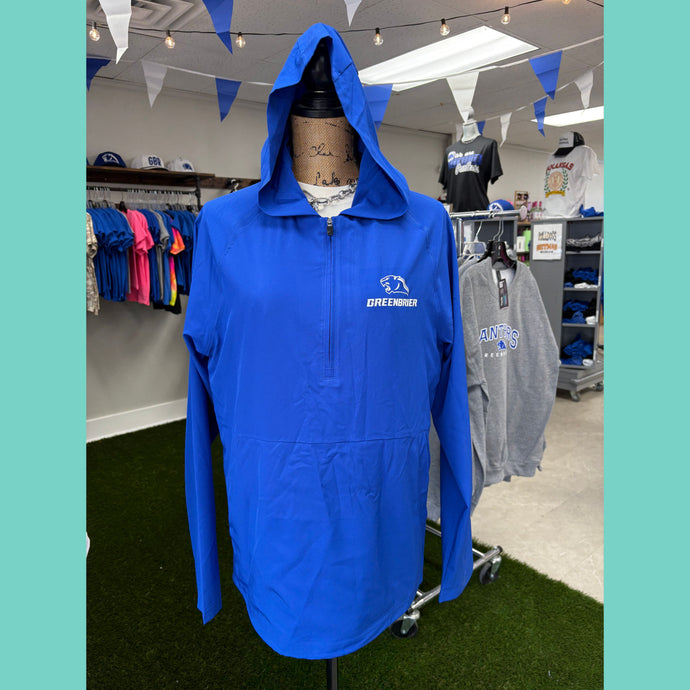Panther 1/2-Zip Long Sleeve Hooded Jacket