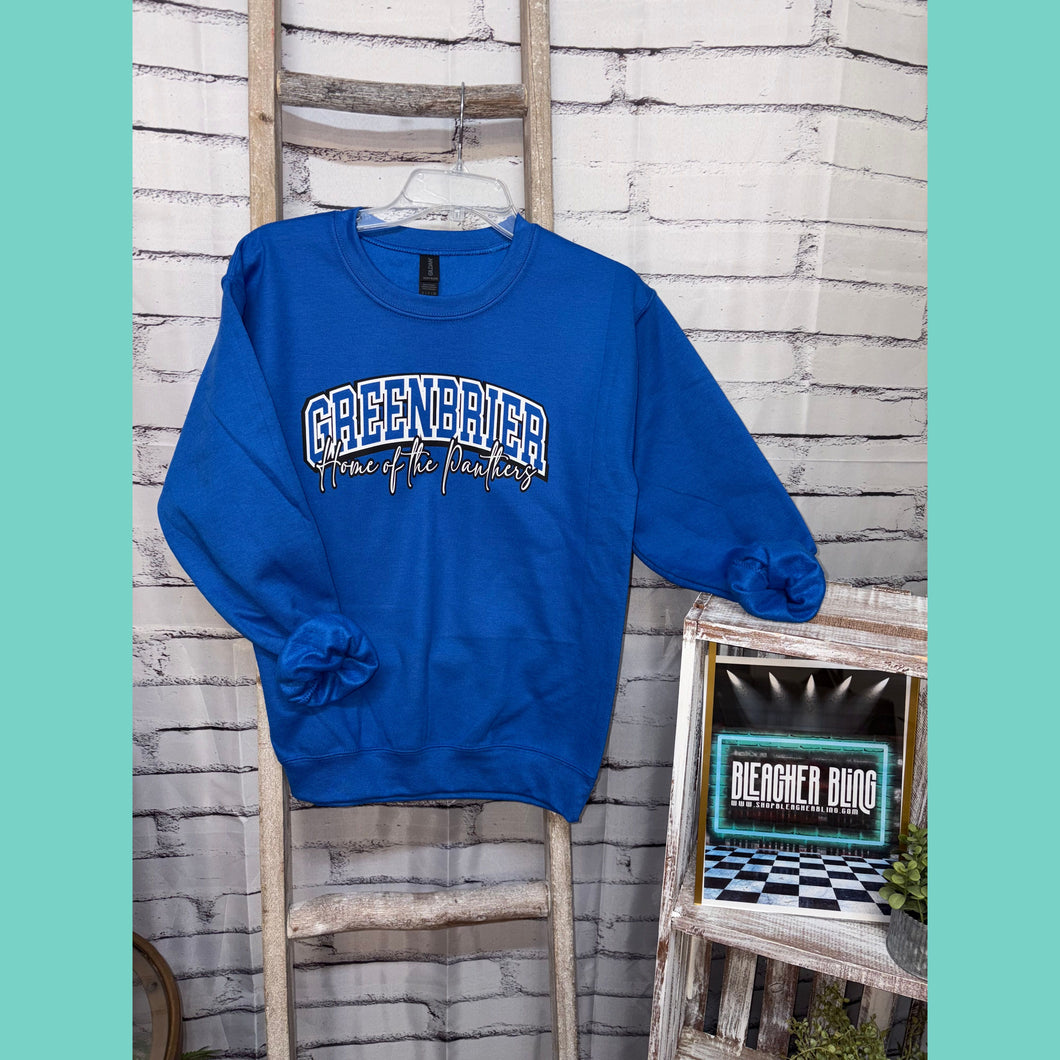 Royal Home Of The Panthers Crewneck 25
