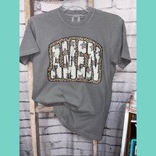 Leopard & Stars AMEN On Comfort Colors Tee