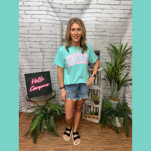 Mint & Pink Sunkissed Graphic Tee