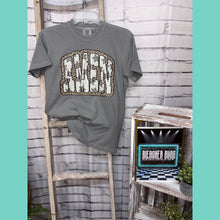 Leopard & Stars AMEN On Comfort Colors Tee