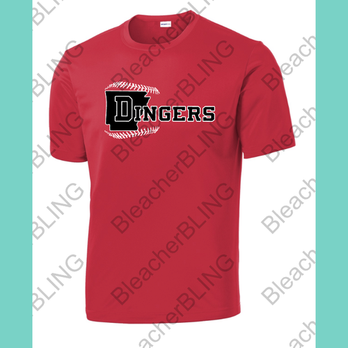 Dingers Red Player Jersey D2