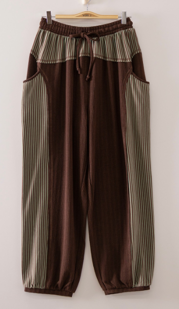 Contrast Striped Joggers