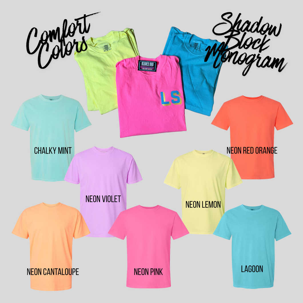 Pre-Order Shadow Block Monogram CC Tee