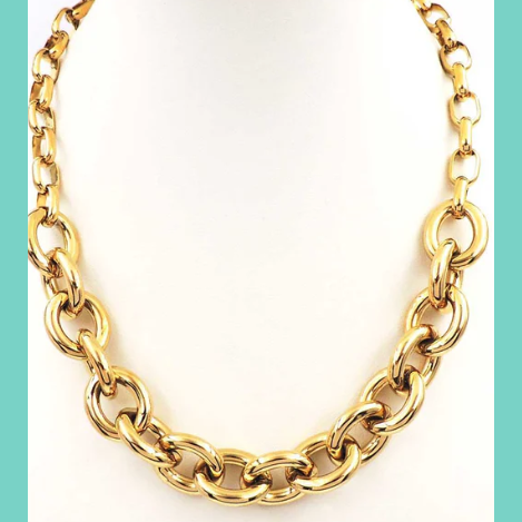 Stainless Steel Chunky Gold Chain