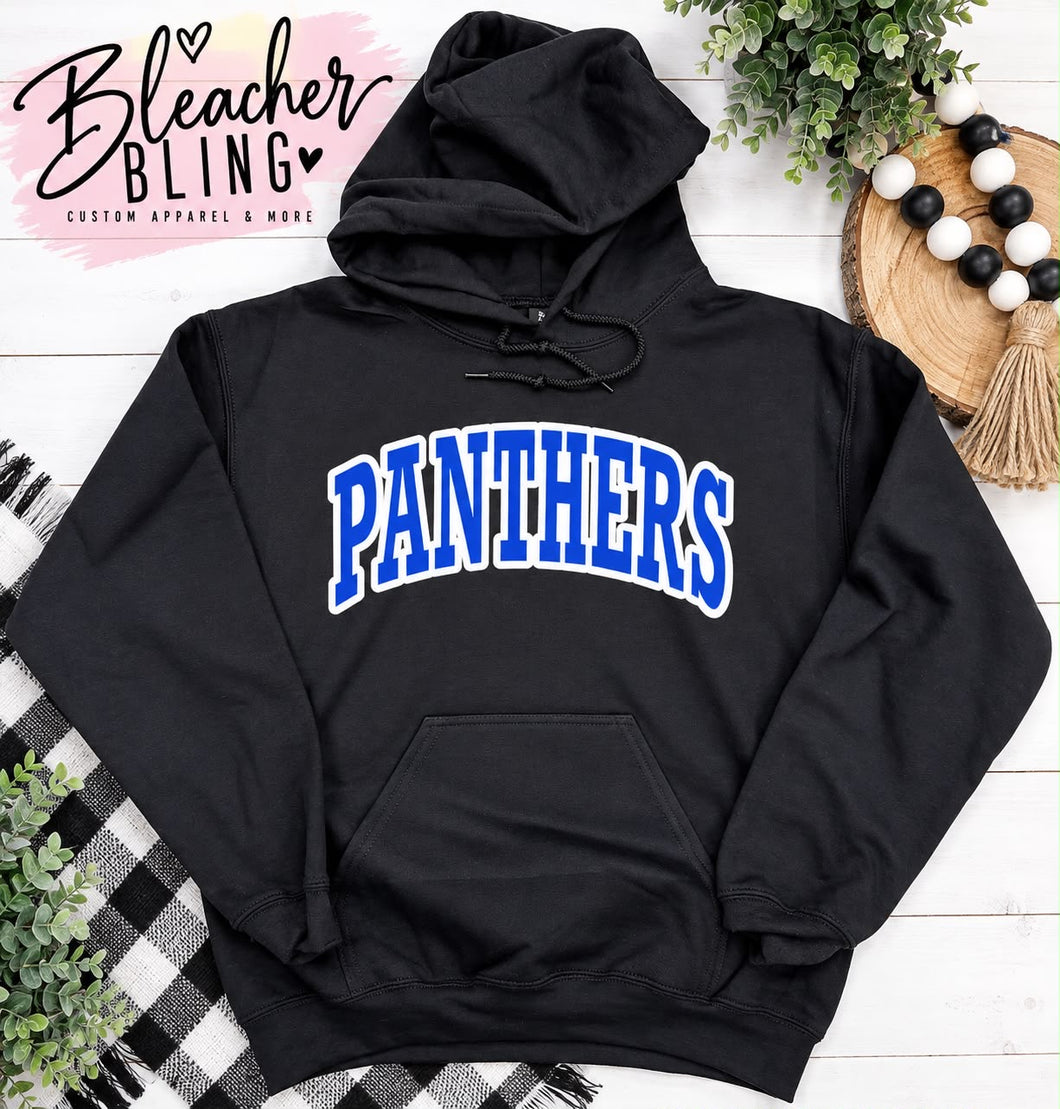 PANTHERS BOLD Black Hoodie