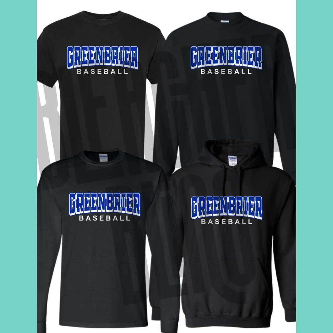 *PRE-ORDER* Greenbrier Baseball Black