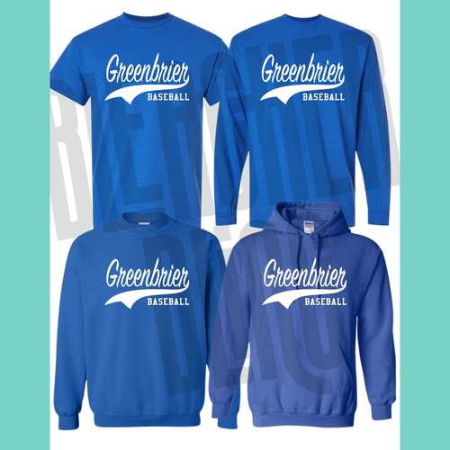 *PRE-ORDER* Greenbrier Baseball Old School Royal