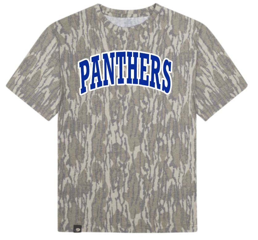 *PRE-ORDER* Mossy Oak Bottomland PANTHERS Vintage Washed Tee