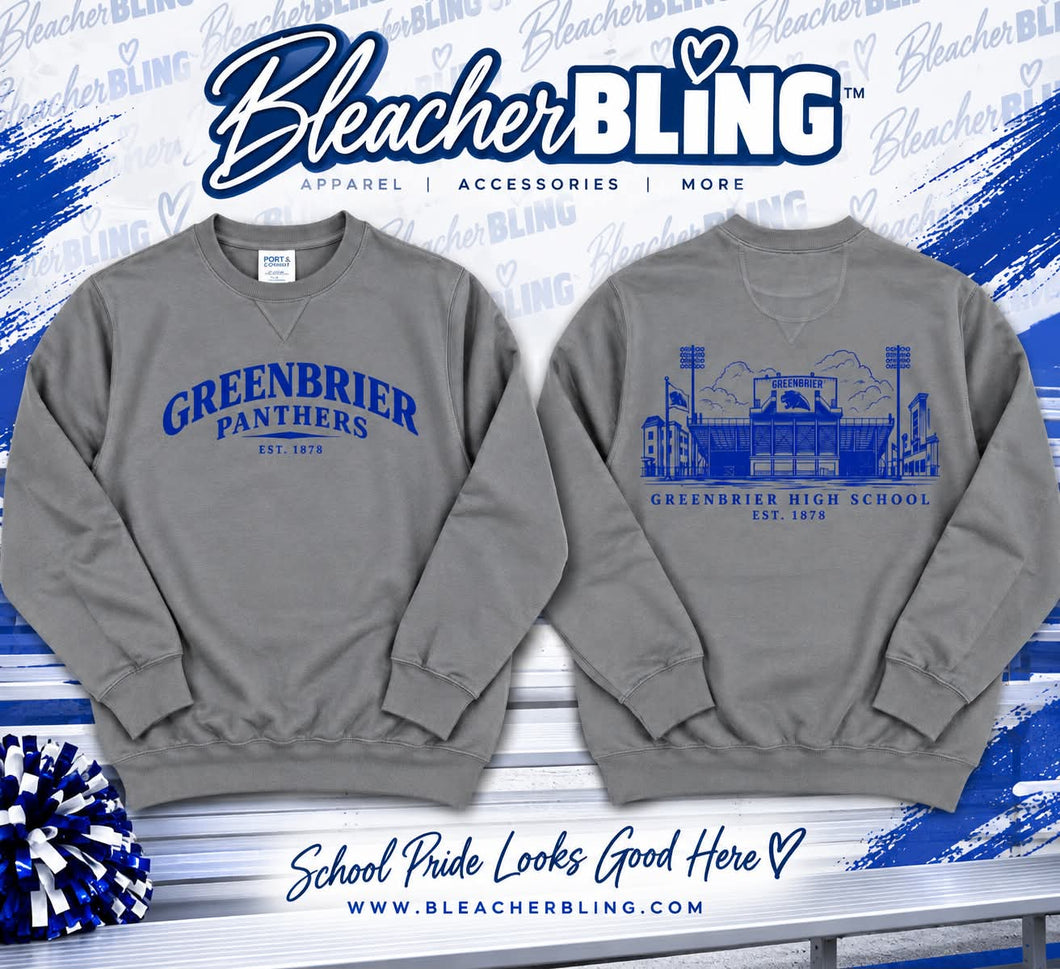 Panther Legacy Beach Wash Crewneck Sweatshirt