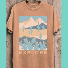 Explore Mineral Wash Graphic Tee
