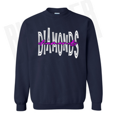 Diamonds Navy Tee/Hoodie/Crewneck