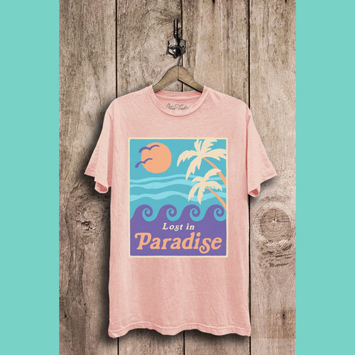 Lost In Paradise Mineral Washed Graphic Tee