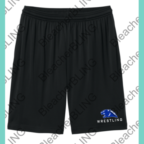 Panther Wrestling 7” Pocketed Short