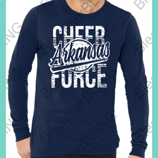Cheer Force Stacked L/S Tee (CFA 21-22)