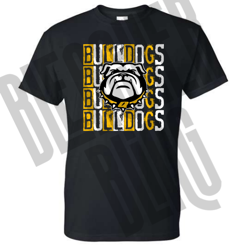 Bulldogs Stamped Graphic Tee