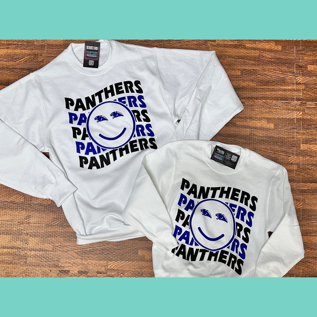 PANTHERS Happy Crewneck Sweatshirt