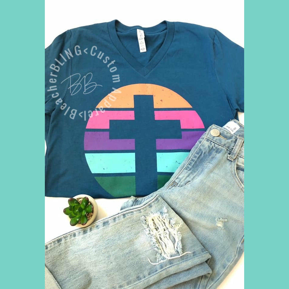 Easter Cross Graphic Tee