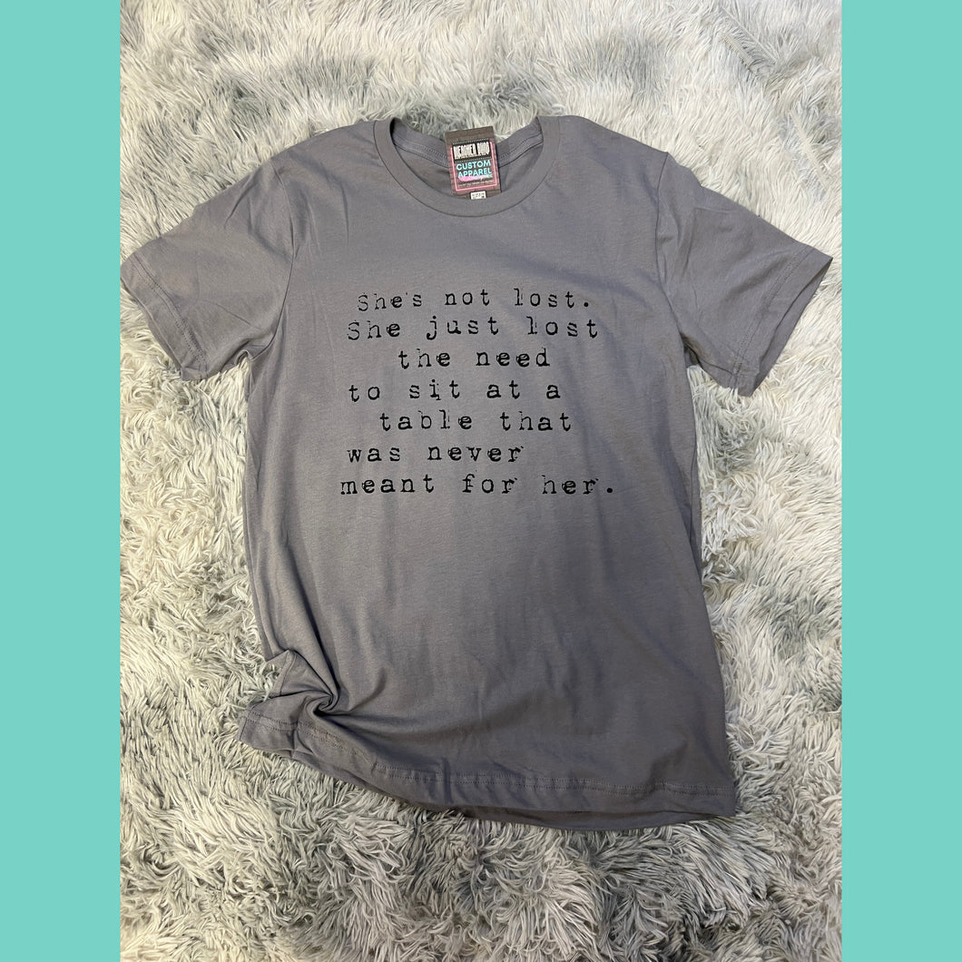 She's Not Lost Graphic Tee