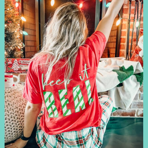 Keep It Real Christmas Graphic Tee