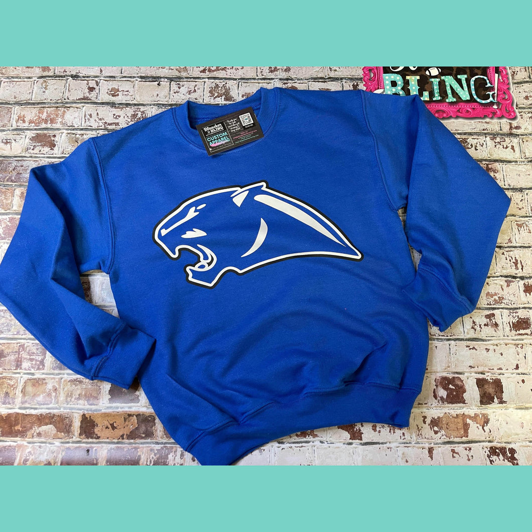 Panther Head Crewneck Sweatshirt