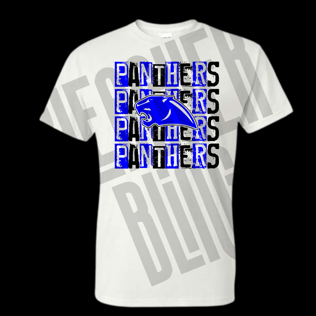 Panthers Stamped Graphic Tee