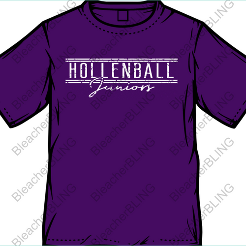 HollenBall Juniors Purple Tee